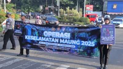 Ajak Masyarakat Tertib Lalu Lintas, Kasat Lantas Polresta Tangerang Gelar Kampanye Keselamatan lalu Lintas
