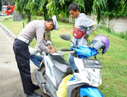 Operasi Keselamatan Maung 2025 Hari Ke-13, Polres Cilegon Gencarkan Edukasi Lalu Lintas di Simpang SPIJ