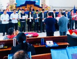 Pelantikan Pengurus Cabang BKS PGI GMKI Batam dalam Forum Persidangan MPL PGI Wilayah Kepri