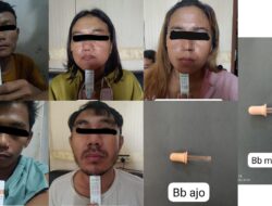 6 (Enam) Orang Diduga Menggunakan Sabu di Tangkap Sat Narkoba Polres Lebak
