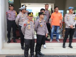 Kapolres Lebak Monitoring Pengamanan di Stasiun Kereta Api dan Obyek Wisata di Kabupaten Lebak