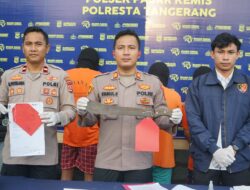 Tiga Anggota Geng Motor Pelaku Begal dan seorang penadah Sepeda Motor Ditangkap oleh Polsek Pasar Kemis