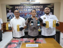 Ditreskrimsus Polda Banten Tangkap Pelaku Oplos Pertamax