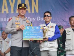 Kapolresta Tangerang Dampingi Kapolda Banten, Gubernur Banten Hadiri Perayaan Puncak May Day 2025 di Kabupaten Tangerang
