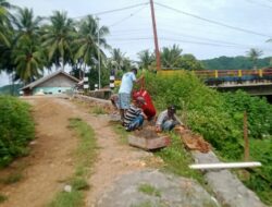 Kades Pelehu Beri Klarifikasi Terkait Proyek Talud yang Tertunda: Curah Hujan dan Menunggu Pekerja Lokal