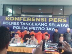 Polres Tangerang Selatan Ringkus Sindikat Penyelundup Benih Lobster, Total Omset Rp12,5 Miliar.