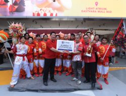 Tim Barongsai Kota Tangerang Sapu Bersih Tiga Gelar di Kejurda Banten 2025