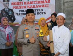 Jaga Jakarta ++, Kapolres Metro Tangerang Kota Gelar Ngopi Kamtibmas Bersama Warga Karawaci