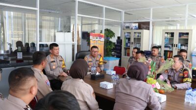 KAPOLRESTA BANDARA SOETTA IMBAU JAJARAN SPKT DAN PAMAPTA TINGKATKAN PELAYANAN PUBLIK