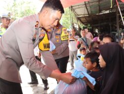 Jumat Peduli Polres Metro Tangerang Kota Berbagi Sembako