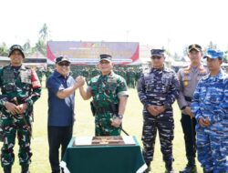 Danrem 133/NW Pimpin Upacara Penutupan TMMD Ke-126 TA. 2025 Kodim 1315/Kabupaten Gorontalo