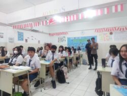 Polsek Pasar Kemis Gelar Sosialisasi SMA Kemala Taruna Bhayangkara di SMP Mutiara Bangsa 6