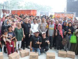 Yayasan MSP Gandeng Polres Metro Tangerang Kota Bagikan 1.000 Paket Sembako