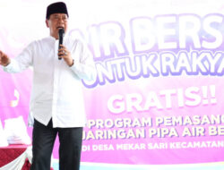 Bupati Tangerang Berikan Bantuan Pemasangan Air PDAM Gratis untuk 250 Warga Desa Tanjakan Mekar
