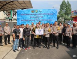 Sinergi Bersama, Polres Metro Tangerang Kota dan Dewa United Hadirkan Ojol Mart untuk Dukung Kamtibmas