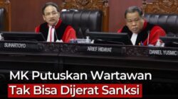 WARTAWAN TIDAK BISA DI JERAT SANKSI PIDANA ATAU PERDATA DALAM MENJALANKAN PROFESI