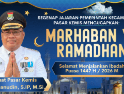Jaga Kondusivitas Ramadhan, Pemerintah Kecamatan Pasar Kemis Sampaikan Imbauan dan Ajak Tingkatkan Kepedulian Sosial