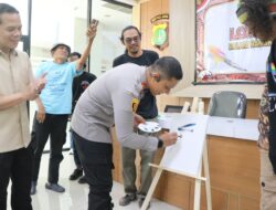 Polres Metro Tangerang Kota Gelar Lomba Melukis Dalam Rangka Sambut HUT RI Ke 81