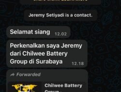 Diduga Tertipu Pembelian Aki Online, Nama Jeremy Setiayadi Disebut