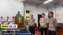 Polda Banten Pererat Silaturahmi dan Serap Aspirasi Jemaat Gereja HKBP Serang